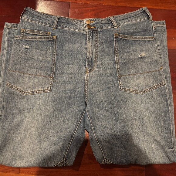 Pilcro Wanderer Cuffed Relaxed-Leg Jeans (Anthropologie) Size 31 - Picture 14 of 14